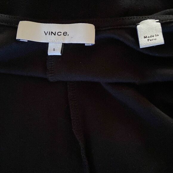 Vince Dress Maxi Black Wrap Nwot Sz Sm - Picture 9 of 9